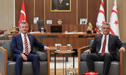 Özgür Özel, KKTC Cumhurbaşkanı Tufan Erhürman ile görüştü