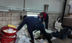 Son kullanma tarihi geçen 2 bin 424 kilogram peynir ve tereyağı bulundu