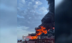 Karadeniz’de vurulan gemiden mürettebatın görüntüleri ortaya çıktı