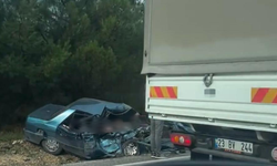 Menderes-Gümüldür Karayolu’nda feci kaza: 2 ölü, 1 yaralı