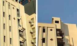 İzmir Konak'ta korkutan intihar girişimi