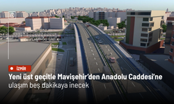 Yeni üst geçitle Mavişehir’den Anadolu Caddesi’ne ulaşım beş dakikaya inecek