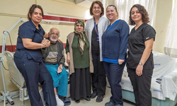 83 yaşındaki Mustafa Kafa İzmir’de ayağını kaybetmeden sağlığına kavuştu