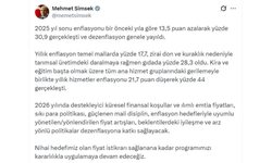 Şimşek: Enflasyonda düşüş hızlandı, dezenflasyon genele yayıldı