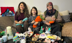 Atıklar oyuncak oldu: Üç kuşak aynı masada buluştu