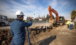 Menemen Türkelli’de su birikintisi sorunu bitiyor: 25 milyonluk yağmur suyu hattı başladı