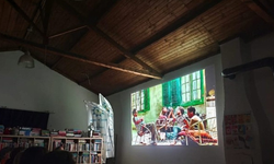 Barbaros Köyü’nden kültür hamlesi: Sinema perdesi hep açık