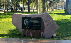 Ege Üniversitesi’nde Fırat Yılmaz Çakıroğlu’nun öldürüldüğü noktaya anıt