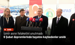 İzmir asrın felaketini unutmadı: 6 Şubat depremlerinde hayatını kaybedenler anıldı