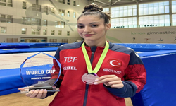 İzmirli cimnastikçiler Bakü Dünya Kupası’nda tarih yazdı