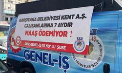 Karşıyaka Belediyesi işçilerinden destek çağrılı yürüyüş