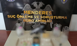 Menderes’te yasaklı madde operasyonu: Çok sayıda madde ve silah ele geçirildi