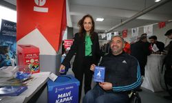 Karşıyaka'da “Mavi Kapak” kampanyasına Aliağa’dan 200 kiloluk destek