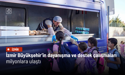 İzmir Büyükşehir’in dayanışma ve destek çalışmaları milyonlara ulaştı