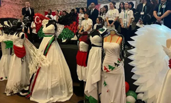 İzmir’de meslek liselilerden anlamlı tasarım: Filistin teması kumaşa işlendi