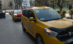 İzmir'de 'sarı' isyan: Öldürülen taksicinin meslektaşlarından konvoylu tepki