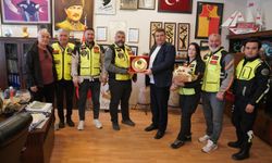 Seferihisar’da güvenli sürüş seferberliği: Başkan Yetişkin’e teşekkür ziyareti