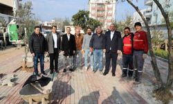 Başkan Çiçek sahada: Menderes’te hizmetler hız kesmeden devam ediyor