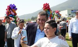 Torbalı'da gökyüzü renklerle boyandı