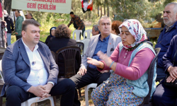 Başkan Yetişkin Akbelen’de: Toprağımızı savunmaya devam edeceğiz