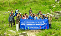 Çeşme'de otizme destek yürüyüşü