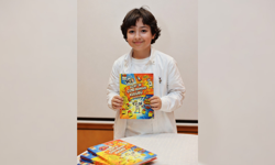 İzmirli 9 yaşındaki Uzay Kaan ilk kitabını çıkardı