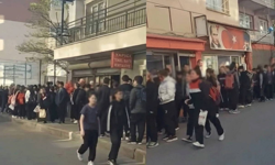 İzmir'de tepki çeken görüntü: Öğrenciler sıraya dizildi, tek tek arandı