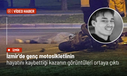 İzmir'de genç motosikletlinin hayatını kaybettiği kazanın görüntüleri ortaya çıktı