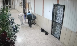 Konak’ta apartman girişlerinde şüpheli hareket: Güvenlik kameralarına yansıdı