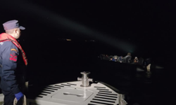 Seferihisar açıklarında 33 düzensiz göçmen yakalandı