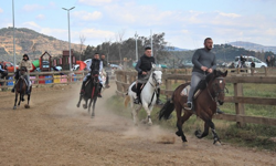 Ödemiş’te rahvan at yarışı heyecanı