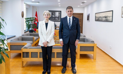 Başkan Tugay, İngiltere Büyükelçisi Morris’i ağırladı