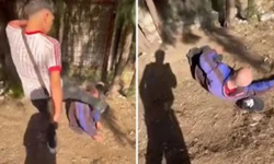 Buca'da parkta uyuyan yaşlı adamı tekmeleyen 2 şahıs tutuklandı