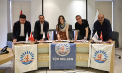 Çeşme Belediyesi, Tüm Bel-Sen ile toplu iş sözleşmesini imzaladı