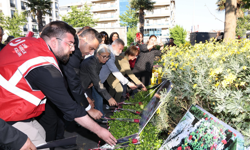 Çiğli’de “Üç Fidan” için duygusal anma töreni