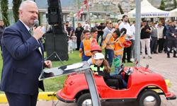 Menemen'de çocuklar için trafik eğitim parkuru hizmete açıldı