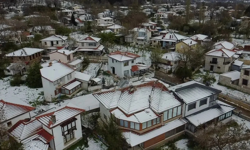 İzmir'de mevsimler şaştı: Ödemiş'e mayıs ayında kar yağdı