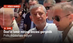 Özel’in İzmir mitingi öncesi Cumhuriyet Meydanı’nda gerginlik: Polis müdahale ediyor