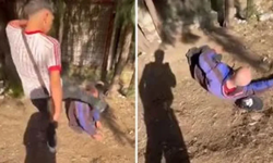Buca’da parkta uyuyan yaşlı adama tekme atan 2 şüpheli gözaltında