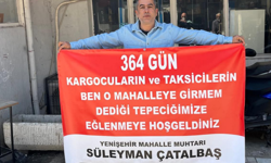 “O mahalleye girmem” denilen Tepecik'te şenlik pankartı olay oldu