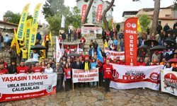 Urla’da 1 Mayıs mesajı: Adalet olmadan huzur olmaz