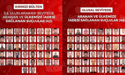 Kırmızı bültenle arananlara büyük operasyon: 90 kişi Türkiye'ye getirildi