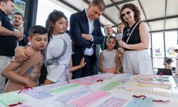 Başkan Tugay Kadifekale'de çocuklar ve kadınlarla bir araya geldi