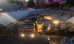 İZSU'dan Körfez için dere temizliği: Manda Çayı'nda 7/24 çalışma başladı