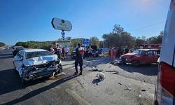 Çanakkale-İzmir yolunda can pazarı! Zincirleme kazada 4 kişi yaralandı