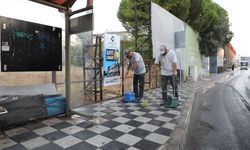 Menderes güne temizlikle başladı