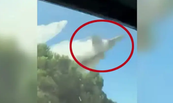 Yalova’da düşen F-16’nın son anları kamerada: Araçların üzerinden geçti