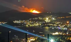 Bodrum’da makilik alanda yangın: Ekiplerin müdahalesi sürüyor