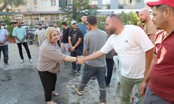Menderes’te Başkan Vekili Asuman Şen saha personeliyle buluştu