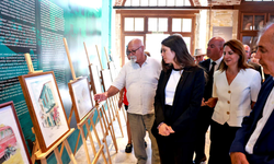Başkan Lal Denizli, Rasim Özgül’ün ilk kişisel sergisini ziyaret etti